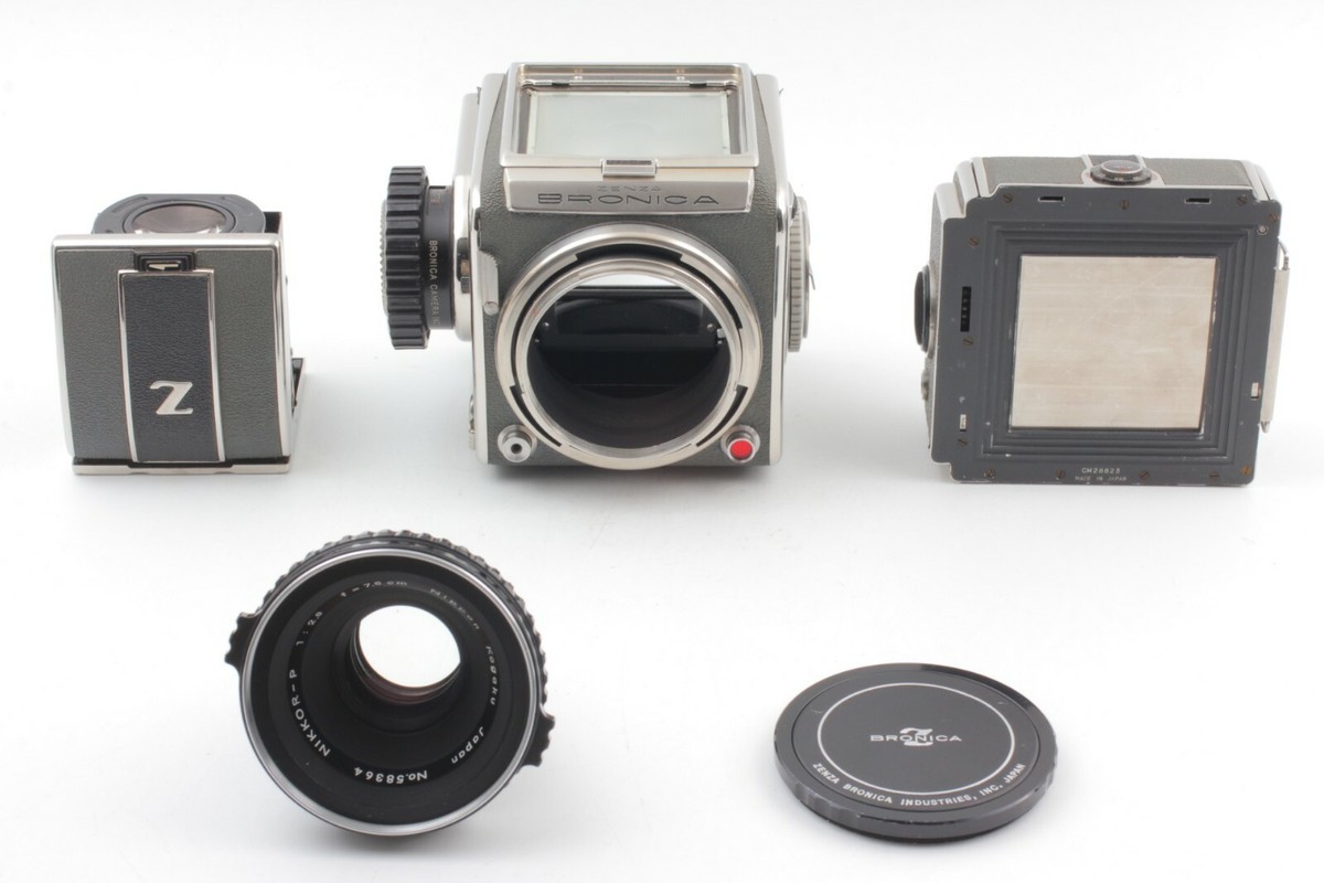 Rare!!【NEAR MINT】Zenza Bronica D Camera Nikkor P 7.5cm 75mm F2.8 
