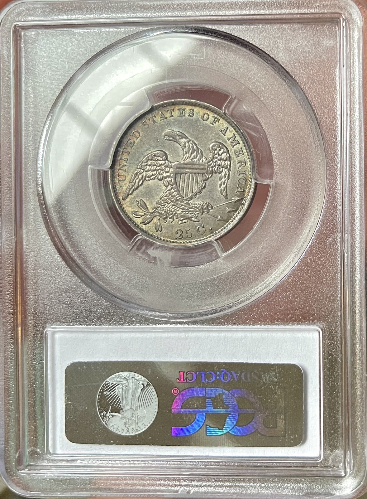 1833 25c Capped Bust Quarter PCGS MS64 CAC Rare 156K Mintage Original 🌈