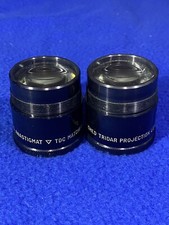 Anastigmat Tridar Projection Lens 5" Coated f 3.5 TDC Matched Lot of 2