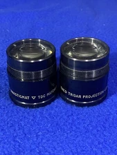Anastigmat Tridar Projection Lens 5" Coated f 3.5 TDC Matched Lot of 2