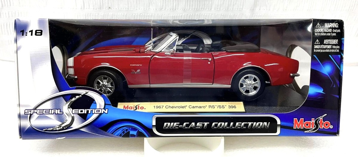 MAISTO 1/18 - CHEVROLET CAMARO SS 396 CABRIOLET - 1967
