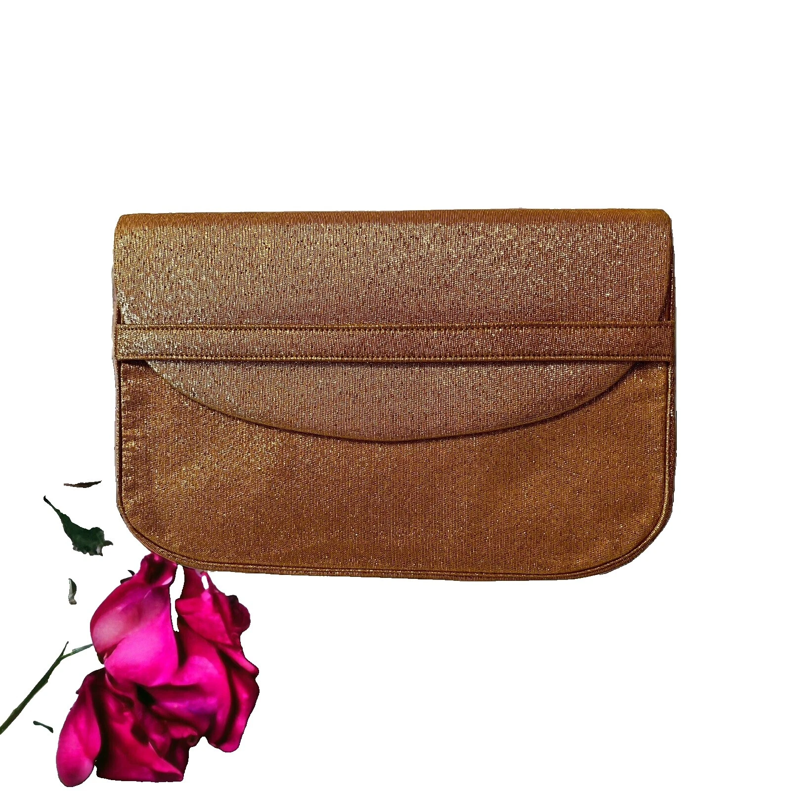 Lama Clutch 1950s Vintage Bolsas, Bolsos y estuches