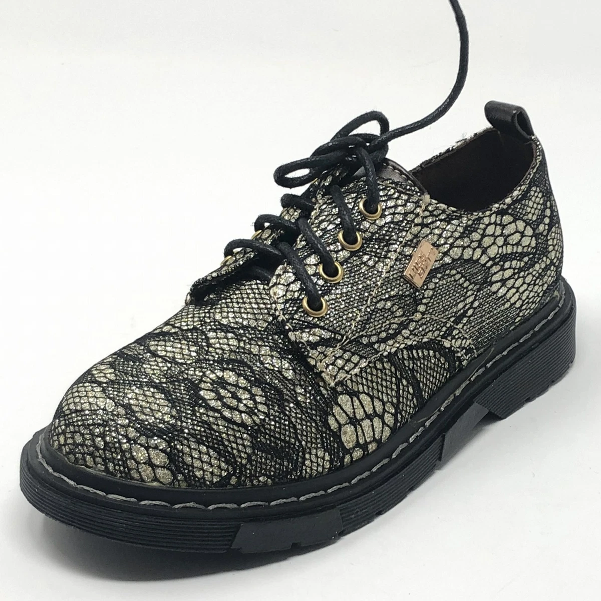 Low Laceup Girls Derby Shoe MS031 by Miss Sixty