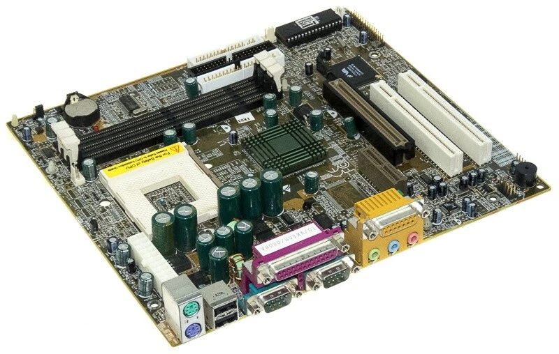 Biostar M7VKA Socket 462 3x SDRAM AGP 2x PCI AMR MIDI mATX - Image 2 of 2