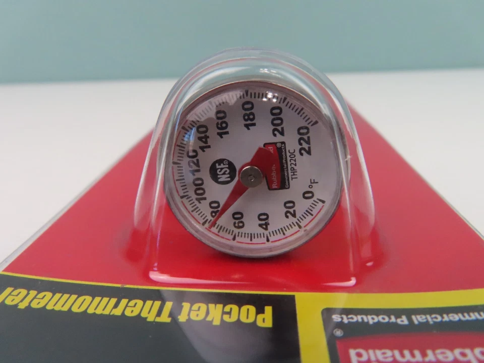 Termómetro de 2 Bolsillos Cocina 0-220F Grados - Rubbermaid ~ Apto para Lavavajillas Foto 4 de 4