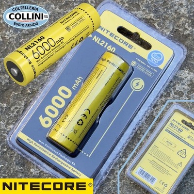 Nitecore - NL2160 - Li-Ion Akku 21700 3,6V 6000mAh 8A