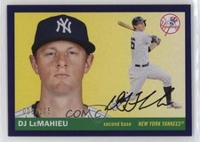 2020 Topps Archives 1955 Topps Purple 3/175 DJ LeMahieu #96 4g8