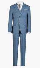 Marvelous World Boys' Formal Slim Fit Suit Set, Adjustable Waist