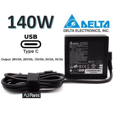 Delta 140W PD Typ-C Adapter für ASUS ROG Flow X13 GV302XV-MU009W Ladegerät 28V 5A