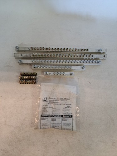 Assortment of Equipment Grounding Bar Kits ( see desc for details)  USED