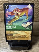 Lorcana Whispers In The Well - Shere Khan Fearsome Tiger - Legendary Regular M