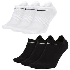3 Pairs Nike Everyday Lightweight No Show Socks Trainer Socks