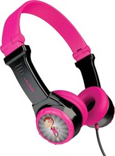 JLab JBuddies Kids headphones with volume limit, black, foldable Black/Pink 