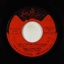 70s Soul Disco 45 - Lovelites - Get It Off My Conscience - Lovelite