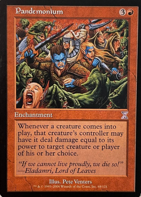 Pandemonium Timeshifted Regular MtG - LP
