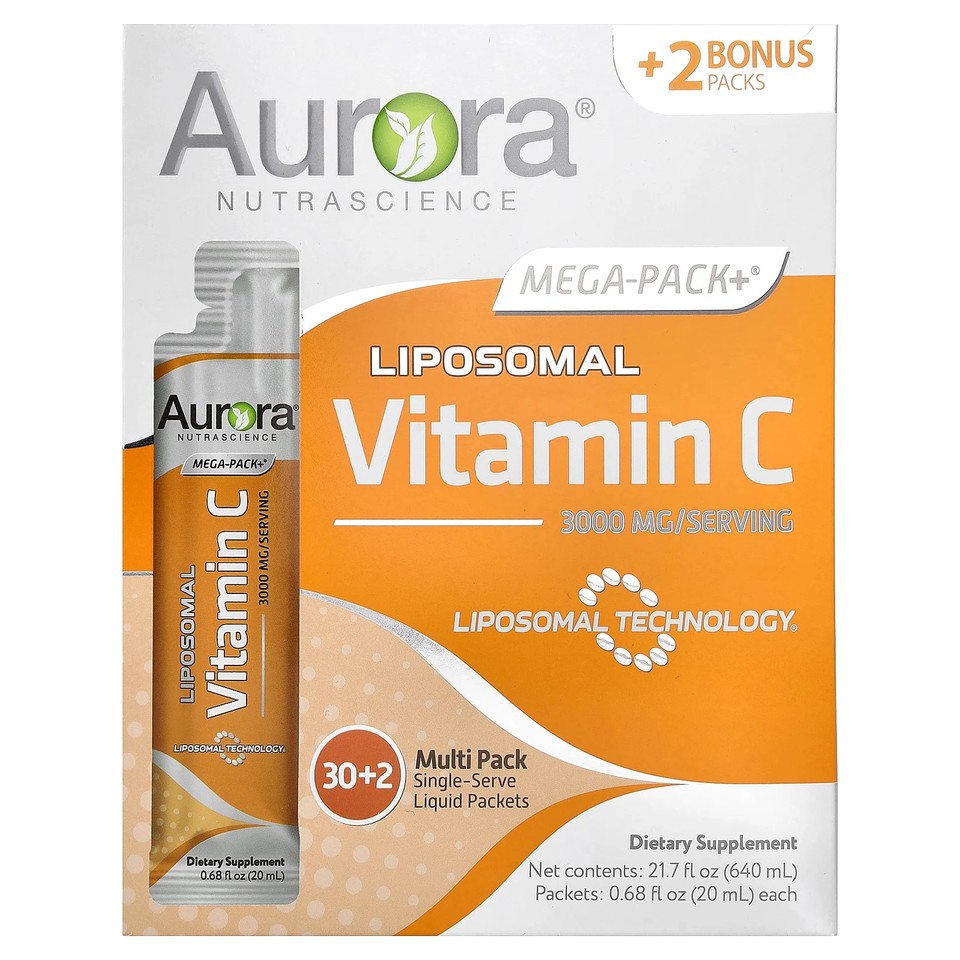 Mega-Pack+®, Liposomal Vitamin C, 32 Packs, 0.68 fl oz (20 ml) Each