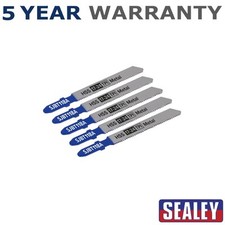 Sealey Jigsaw Blade for Metal 92mm 17-24tpi Pack of 5 SJBT118A