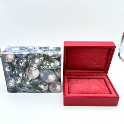 Rolex Uhrenbox Gehäuse 14.00.71 Datejust 69173 Umkarton Farbe Rot Original