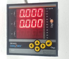 Used Conzerv EM 6433 Digital Meter Ver 03.02.12 Free Fast Shipping Fedex Dhl