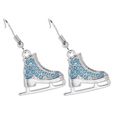 Ice Skating Jewelry for Women Skate Eartings Earing Earrings Iceskating