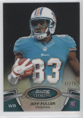 2012 Bowman Sterling Black Refractor 31/75 Jeff Fuller #37 Rookie RC 0u7