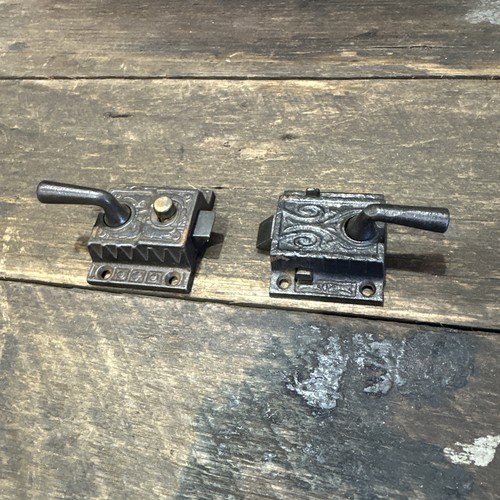 Vintage Ornate Security Door Locks / Latches Unbranded