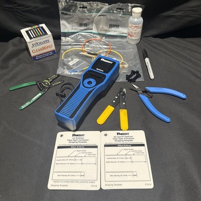 Panduit FOCTT2-KIT OptiCam 2 OCTT2 Fiber Optic Termination Kit FLCC2 FSCC2 FSTC2