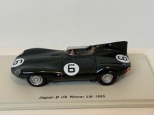 Spark 43LM55 Jaguar D Type #6 Winner Le Mans 1955 - MINT for sale