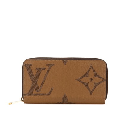 Louis Vuitton Monogram Giant Reverse Zippy Wallet Round Long M6935