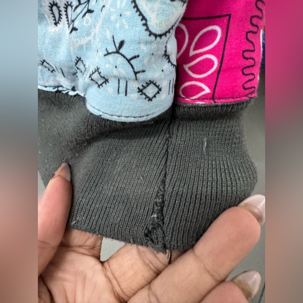 Carharrt Re-Worked Colorful Patchwork Bandana Jac… - image 10