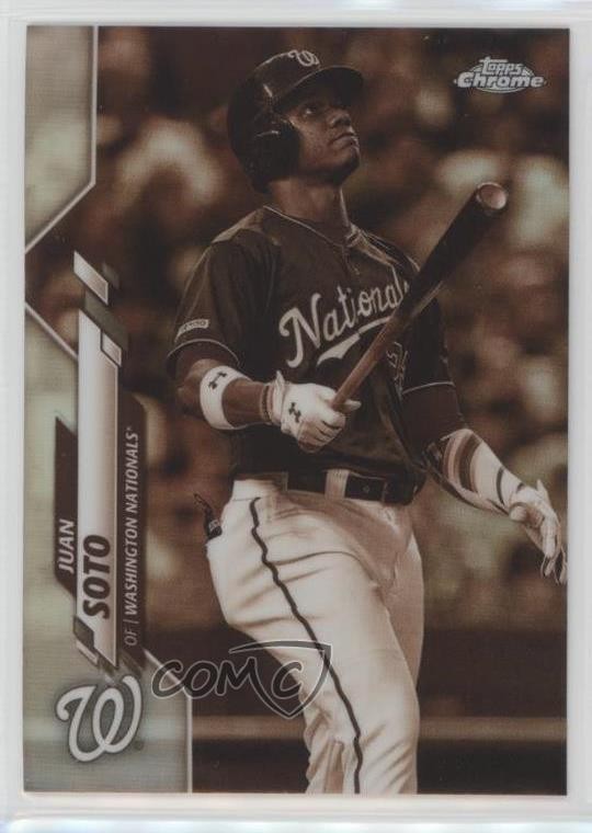 2020 Topps Chrome Sepia Refractor Juan Soto #12 12g7