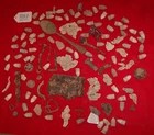 NICE LOT OF DUG CIVIL WAR RELICS & 74 BULLETS Hutchinson Farm Gum Springs Va