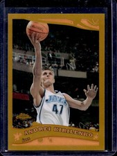 2005-06 Topps Chrome Andrei Kirilenko Refractor Gold #/99 Jazz