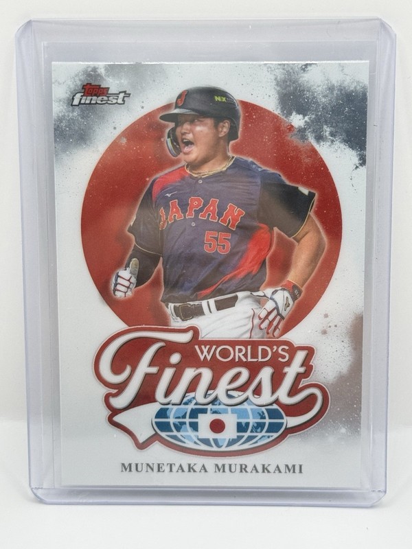 MUNETAKA MURAKAMI 2026 Topps Finest World's Finest #WF-24 RC Japan White Sox