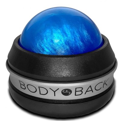 Body Back Manual Massage Roller Ball | Deep Tissue 1 Count (Pack of 1), Blue 