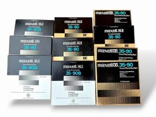 Lot Of 10 Maxell XL1 35-90B Reel To Reel Tape UD 35-90 Tapes Used