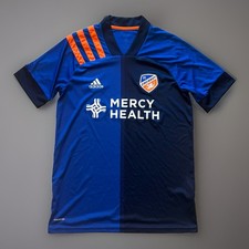 Adidas FC Cincinnati 2020 Home Soccer Jersey Bold Kit Men's Medium M  Blank
