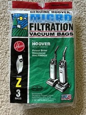 Vintage Hoover Micro Filtration Vacuum Bags 3 Pack Type Z Made In USA