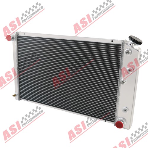 3 Row Aluminum Radiator For 75-79 Chevy Nova 1970-81 Camaro Monte Carlo ...