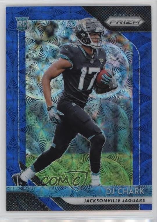 2018 Panini Prizm Rookie Blue Scope Prizm 1/99 DJ Chark Jr #223 Rookie RC 1n4o