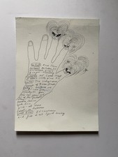 The Voluptuous Horror Of Karen Black/Kembra Pfahler Hand Drawn Flyer 2024