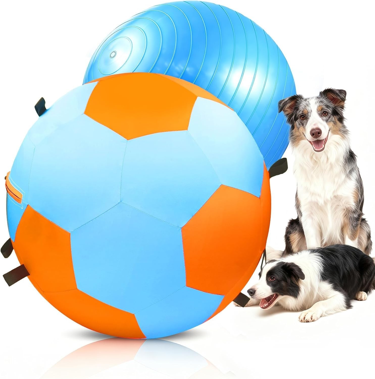 Interactive Herding Ball for Large Dogs, 25 inches Outdoor Training Dog Toys