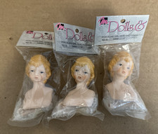 Mangelsen's Porcelain Girl Head  Hands 162-32 -- 3 Sets Free Shipping