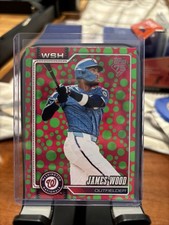 2026 Topps Series 1 JAMES WOOD EASTER HOLIDAY Polka Dots Pink/Green SP