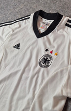 DFB Deutschland Trikot 2002 2003 Adidas Home weiß Gr. L Vintage WM 02 Retro