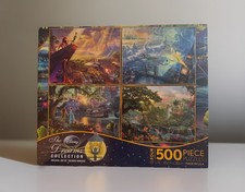 New THOMAS KINKADE / DISNEY DREAMS 4 - 500 Pc PUZZLES Lion King / Tinker Bell