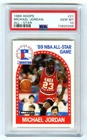 MICHAEL JORDAN~1989 HOOPS NBA ALL-STAR GAME PSA-10 GEM-MT HOT CARD #21~NEW CASE