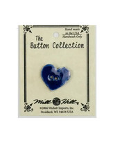 Mill Hill Ceramic Buttons 86040 Small Denim Heart