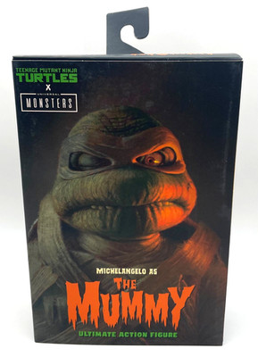 Michelangelo Ninja Turtles NECA Universal Monsters Mummy Mumie Action Figur 18cm