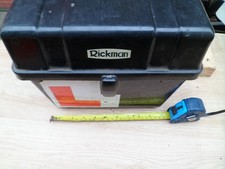 ⭐RICKMAN LAMBRETTA MOPED SMALL BLACK REAR TOP BOX SCOOTER VINTAGE FREE POST⭐